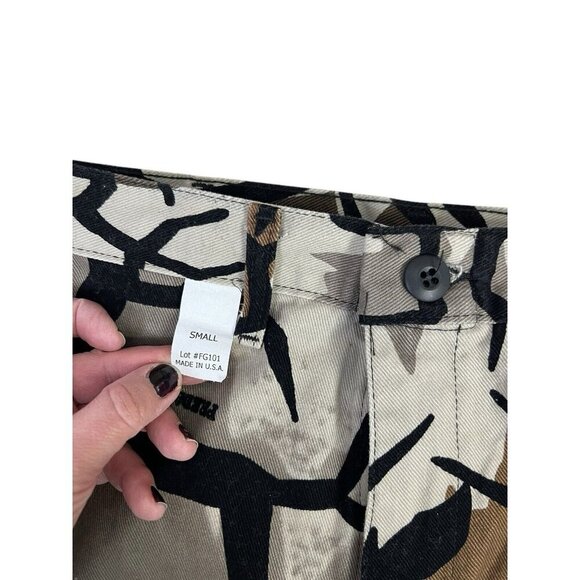 Vtg Camo Cargos Pants Mens Small Rare Predator USA Made Streetwear 28x31 - Picture 6 of 15